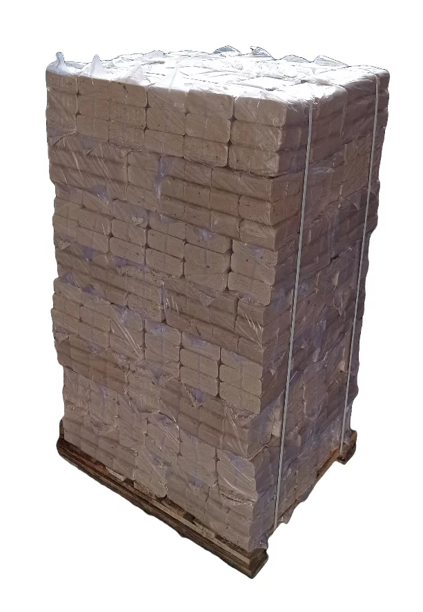 Weichholzbriketts – Palette 960 kg