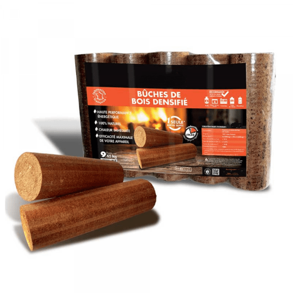 5er-Pack Holzbriketts, brennfertig