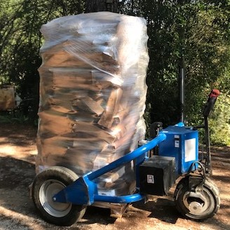Premium Brennholz 30 cm trocken gedämpft auf Palette 2 m3 — Foto 4