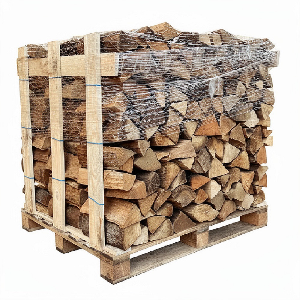 Buchen-Brennholz 30 cm kammergetrocknet auf Palette