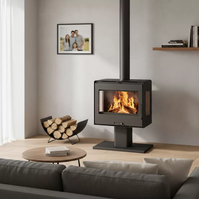 Helia-Holzofen mit Panoramablick – 10 kW — Foto 3