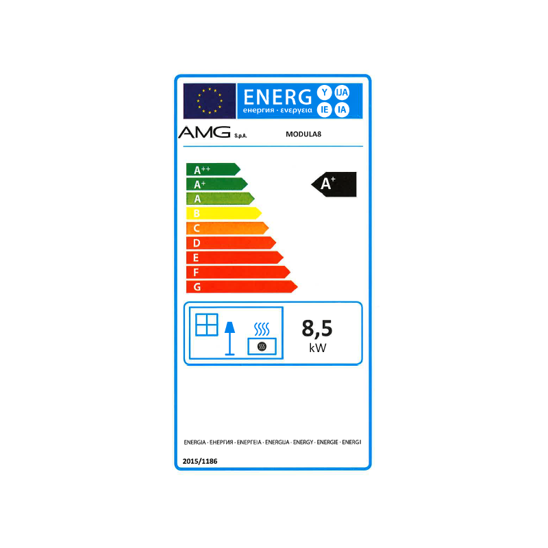 Modula Square Holzofen – 8,5 kW — Foto 5