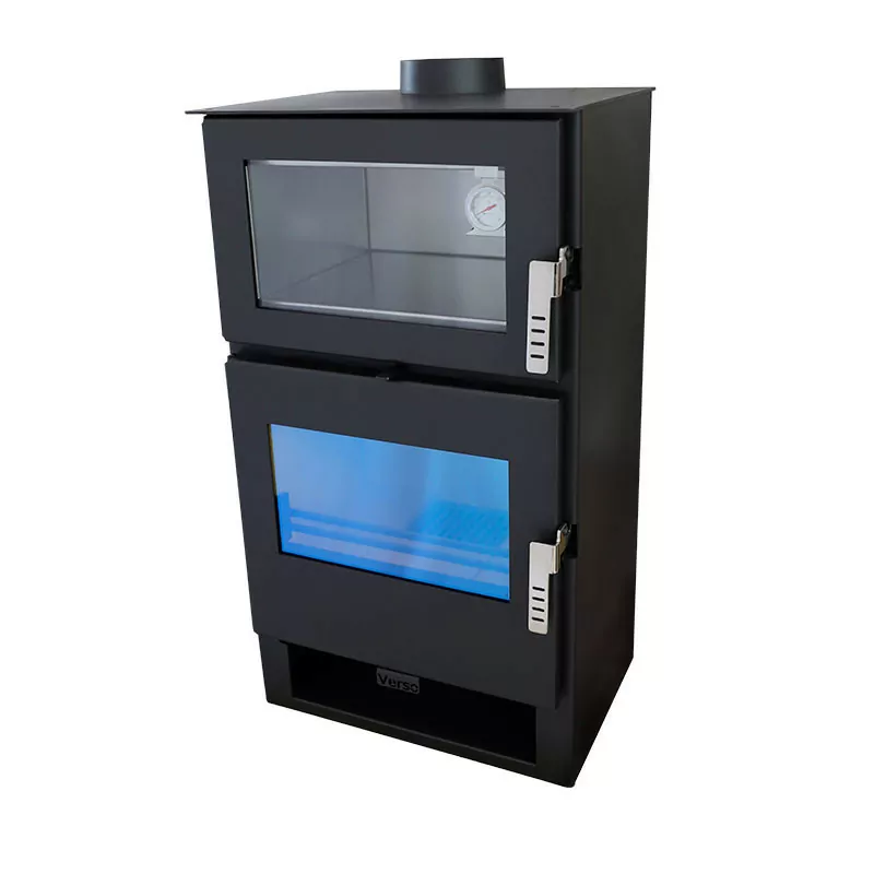 Holzofen mit Carrio Inox-Ofen – 9 kW — Foto 6